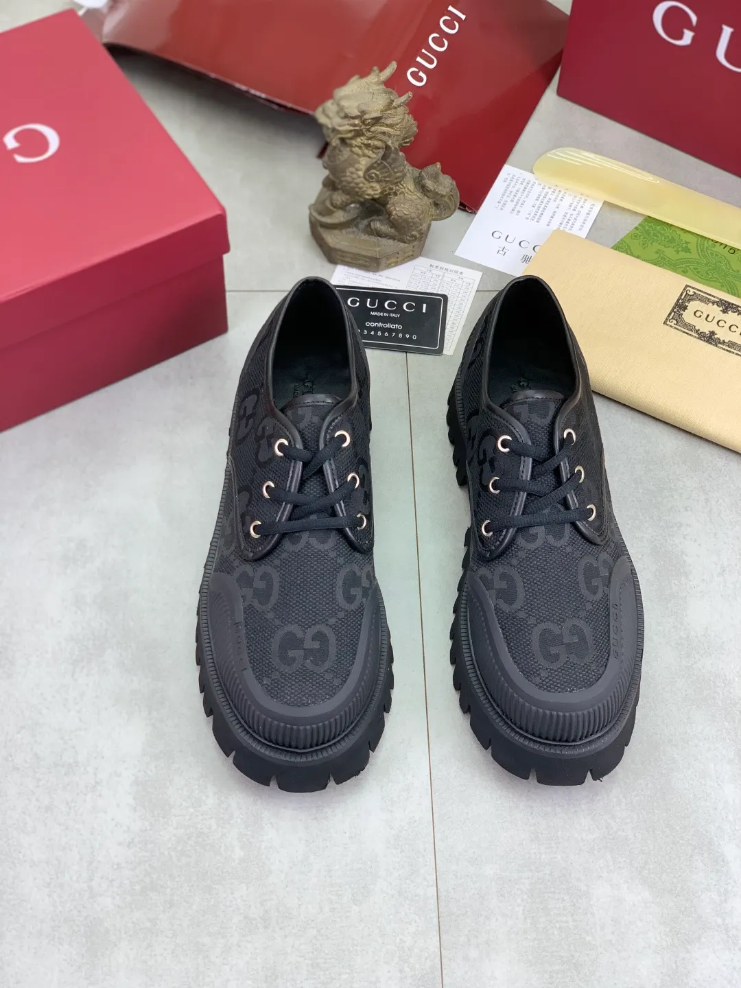 Men's Men's Shoes 💰P420 💰【New Style】 Gucci lazy slip-on couple 🧑‍🤝‍🧑 style high-top leather shoes hot selection (Gucci GUCCI) official website latest Gucci lazy 🎁 leather shoes, hot style 💥 style is simple and elegant, exclusive for trendy men. Unique official website latest brand original double G pressure Floral elements 👑 Original Gucci decoration, fashionable and elegant, fabric original calfskin with double G denim ✅ Fully imported soft sheepskin lining, official website designated wear-resistant lightweight foam business outsole, classic model taken in kind 🎬 Size: 35-46 Various colors available